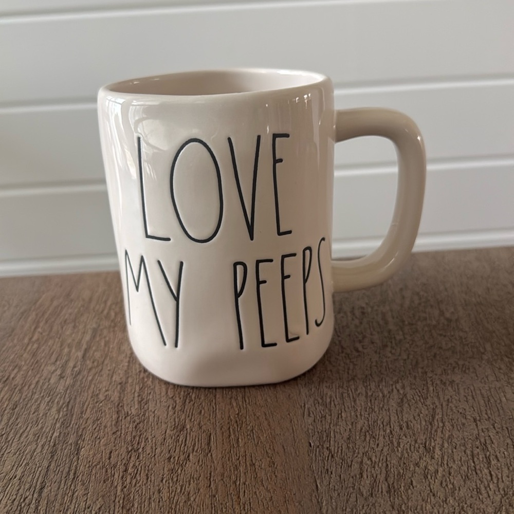 Rae Dunn “Love My Peeps” Mug
